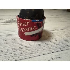 Vintage 1990s L'eggs Control Top Pantyhose B Navy Sheer Toe Egg